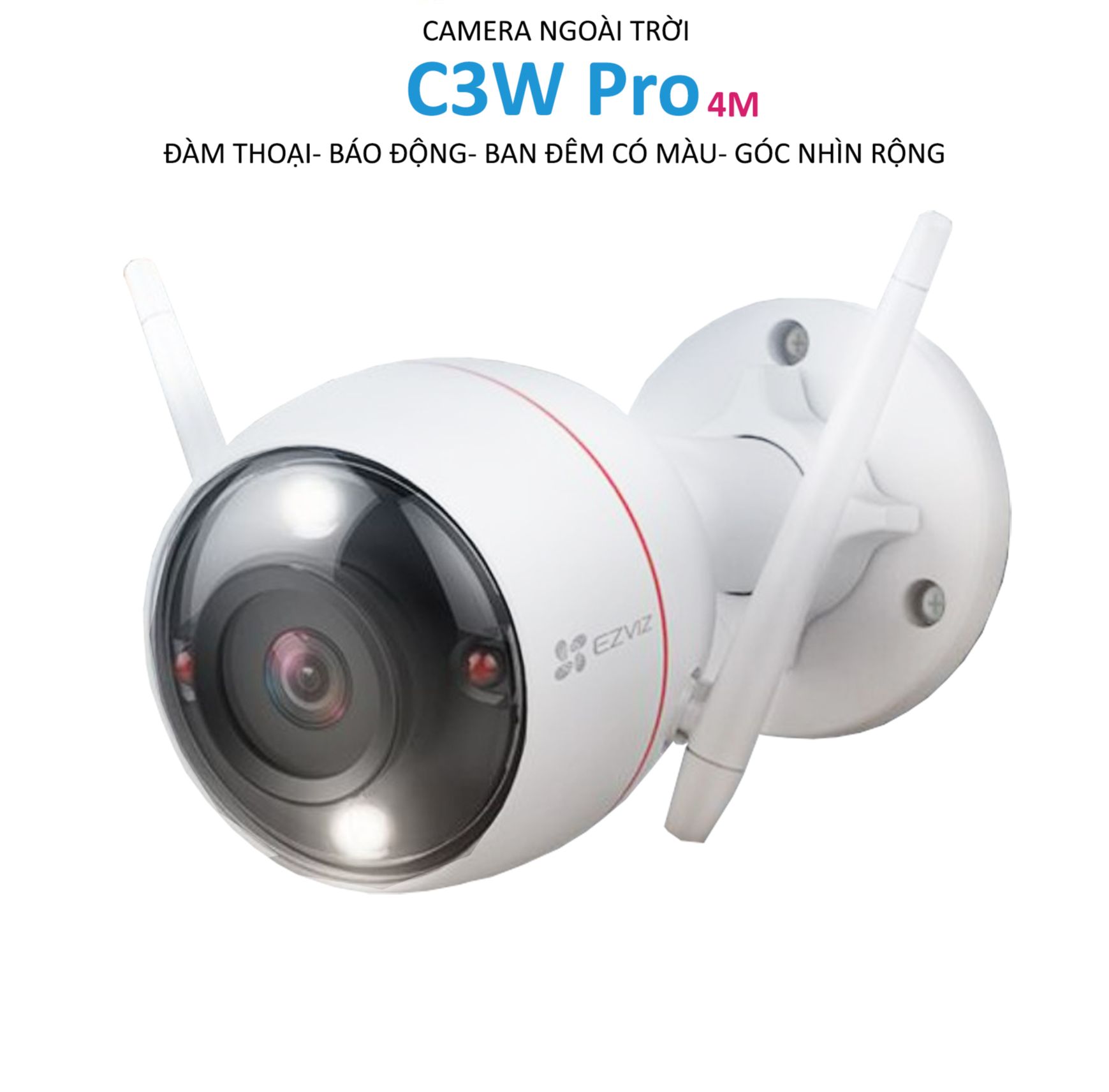 Camera ezviz c3w 2m - wifi ngoài trời chính hãng