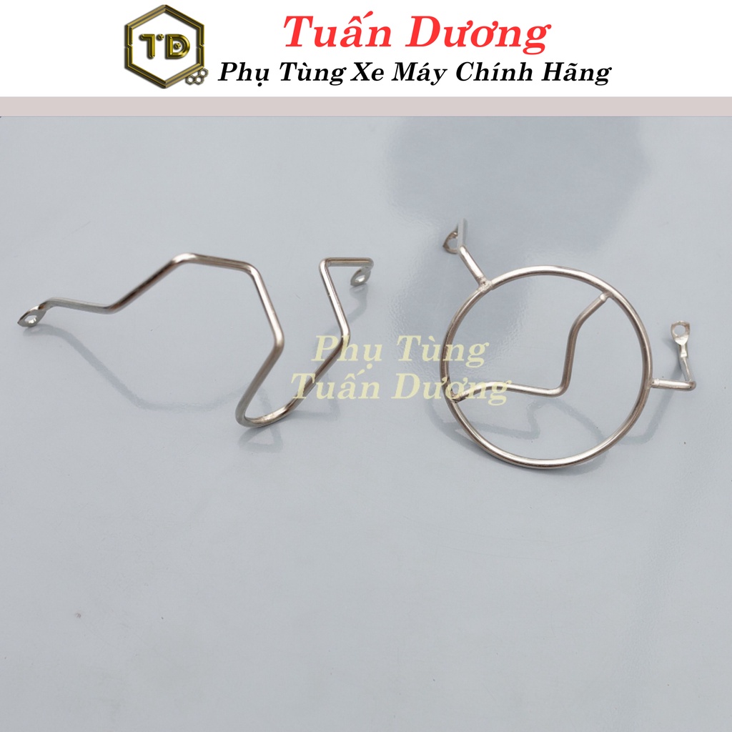 Cặp inox bảo vệ lốc máy dream việt hàng inox dày dặn - bảo vệ lốc nồi dream lắp cho dream việt, super dream