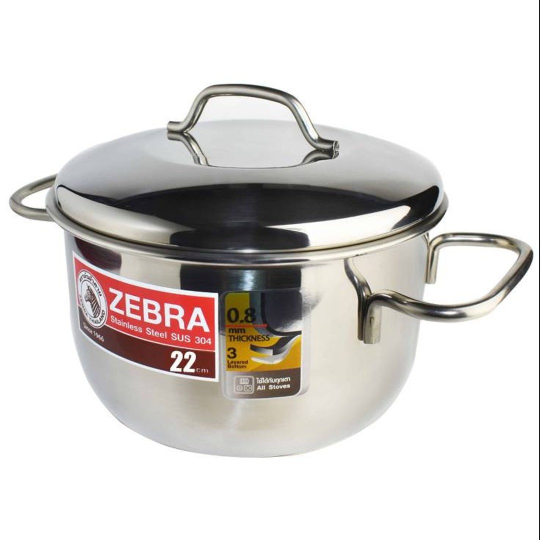 Nồi zebra inox 304 3 đáy extreme infinity 22cm - 162288