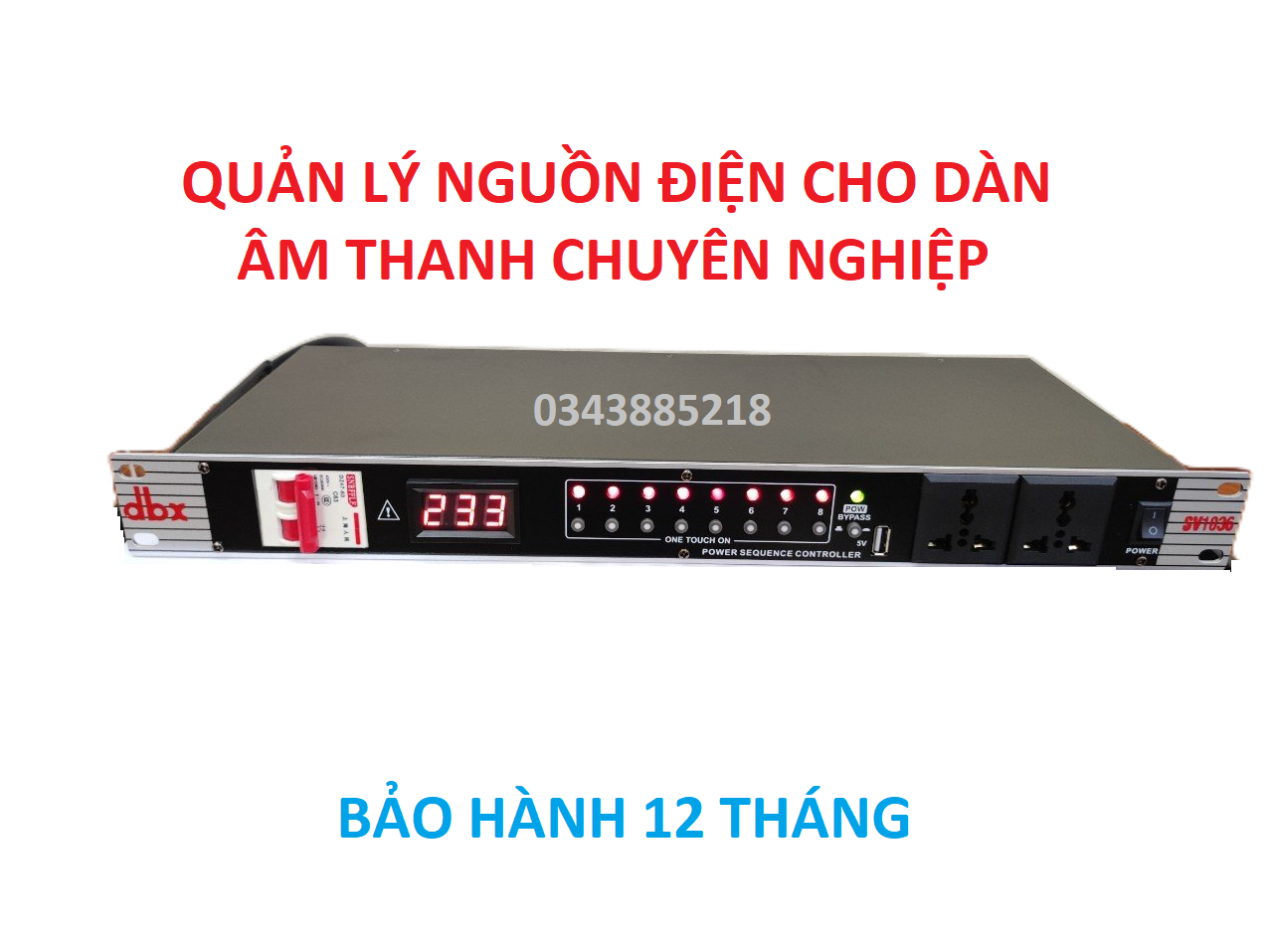 Thiết bị quản lý nguồn điện dbx vs1036