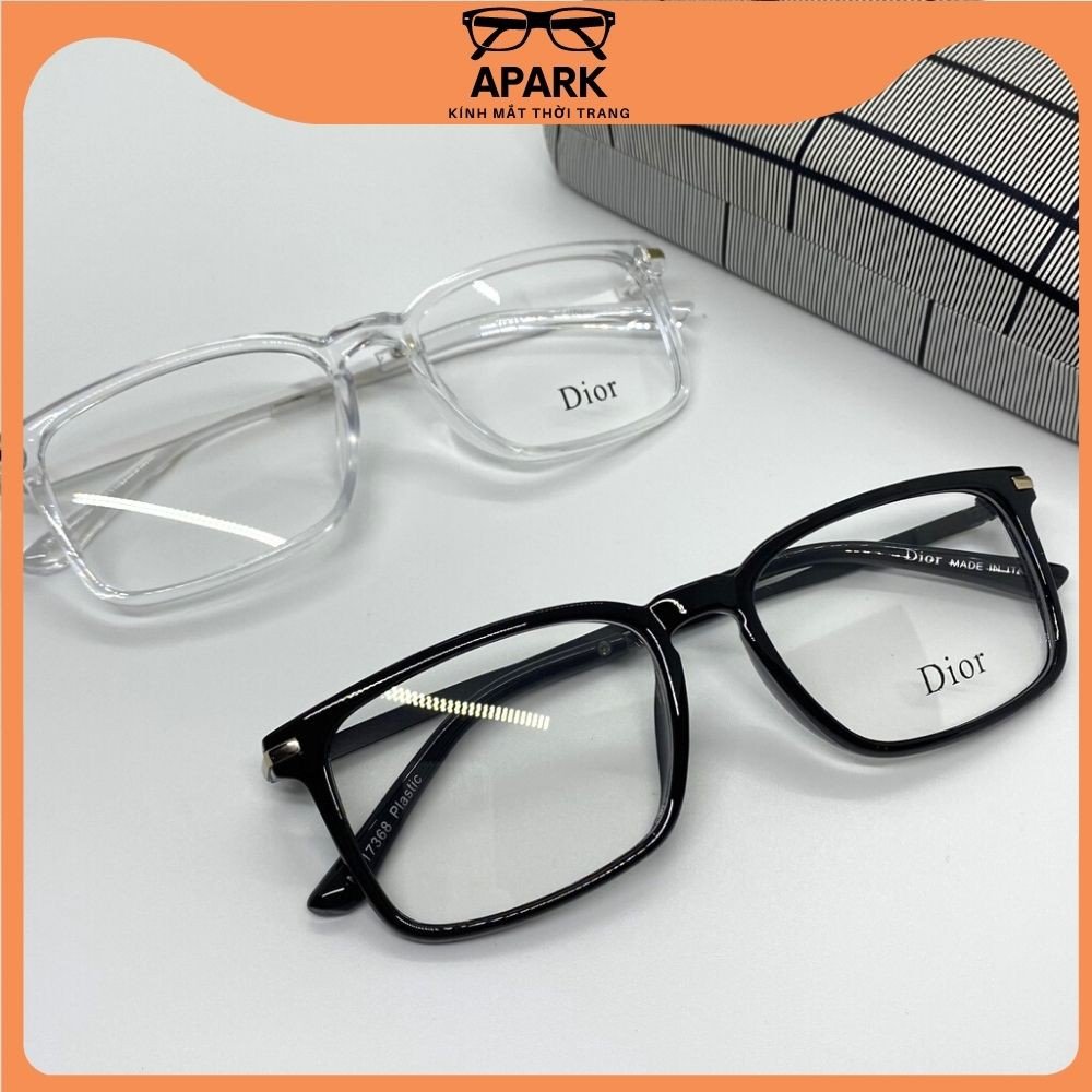 Gọng kính cận nam nữ FULL BOX thiết kế mắt vuông gọng thép Dr, thời trang hot tred - APARK AP59