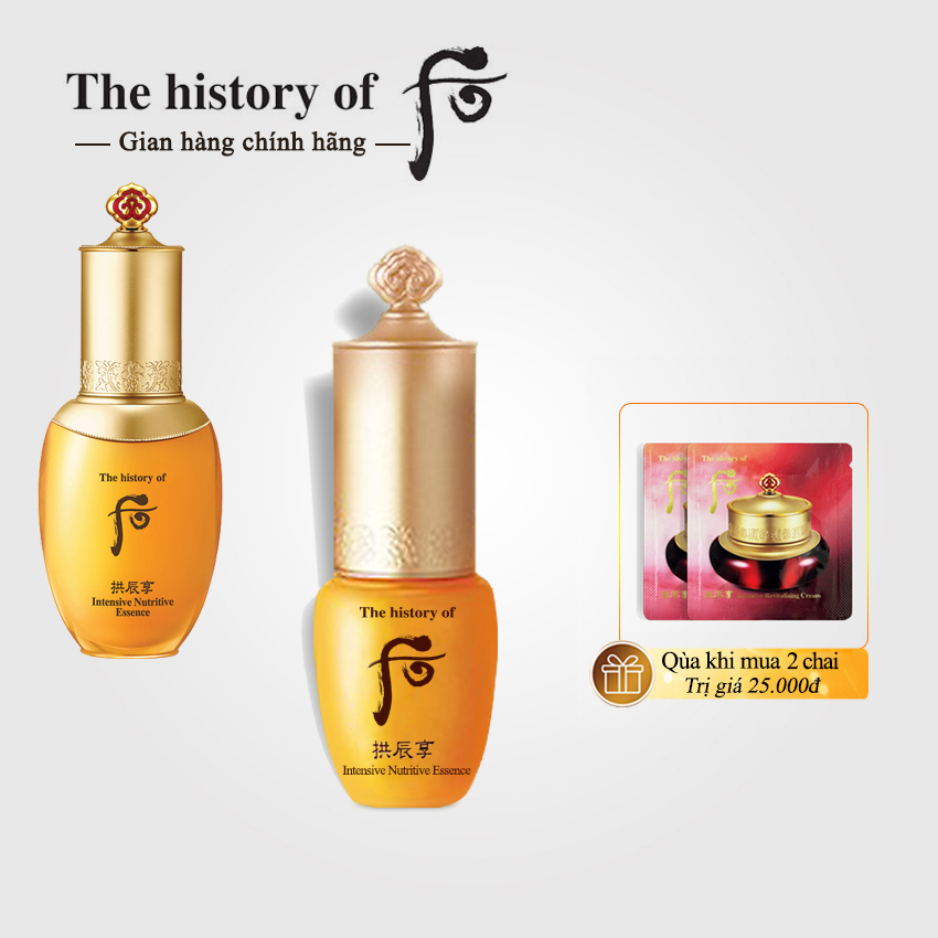 Tinh Chất Whoo Intensive Nutritive Essence 10ml Tinh Chất Đông Y Cải Thiện Nếp Nhăn Whoo vàng