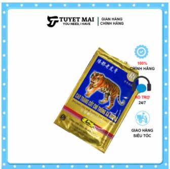 Cao dán con cọp 4 miếng dán, cao dán con hổ , cao tráng cốt chỉ thống xạ hương Bịch 4 Miếng