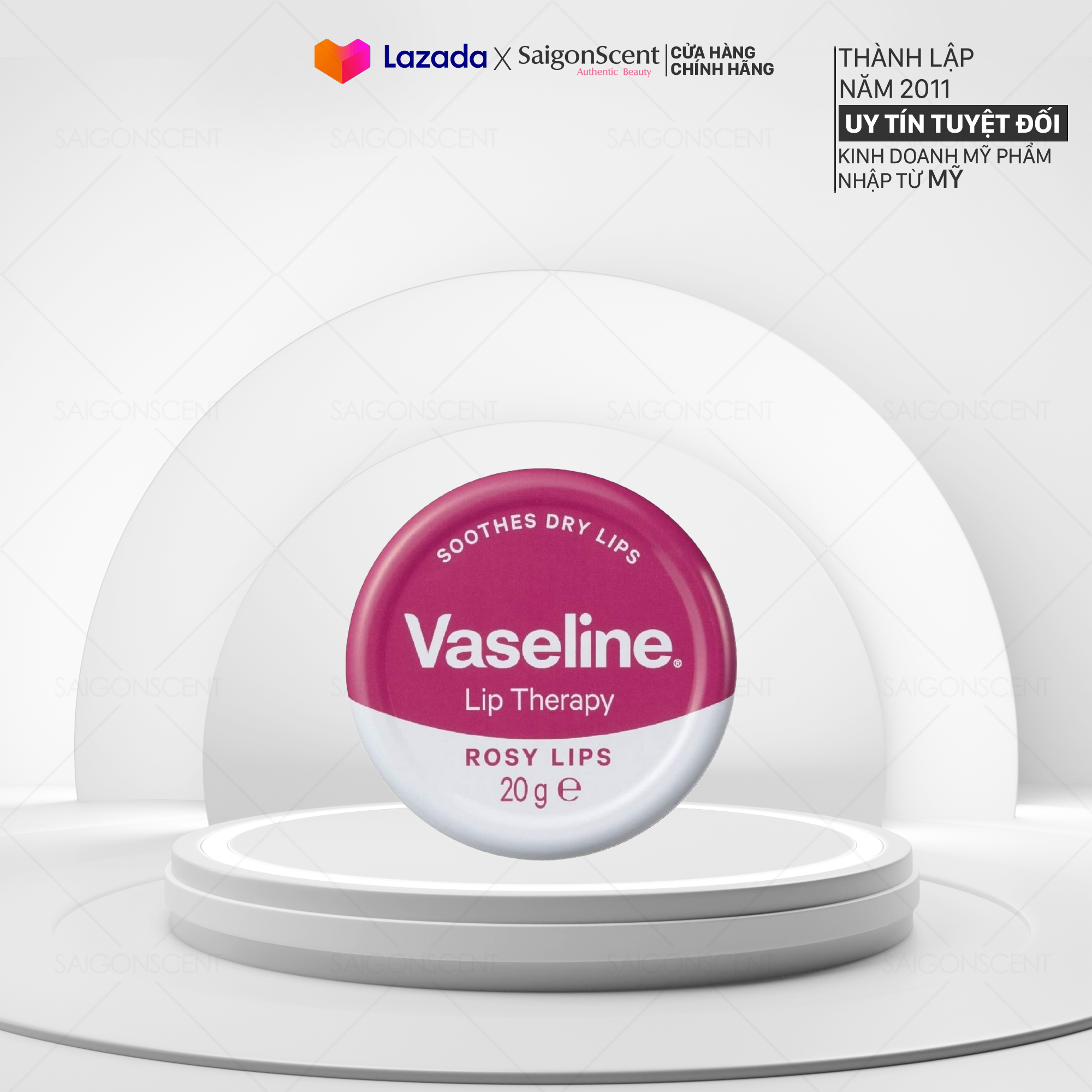 Son dưỡng vaseline lip therapy rosy lips 20g