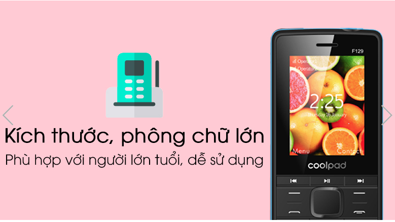 Điện thoại Coolpad F129 - Chính hãng
