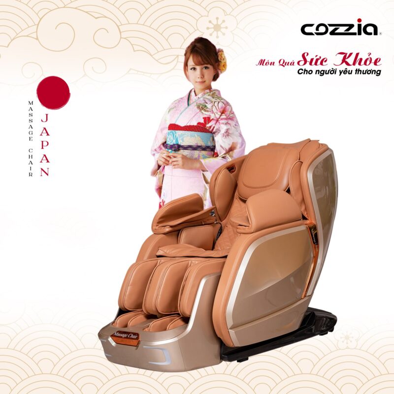 Ghế massage COZZIA CZ-168 Công nghệ massage 3D thông minh 36 túi khí Điều khiển bằng giọng nói thông minh