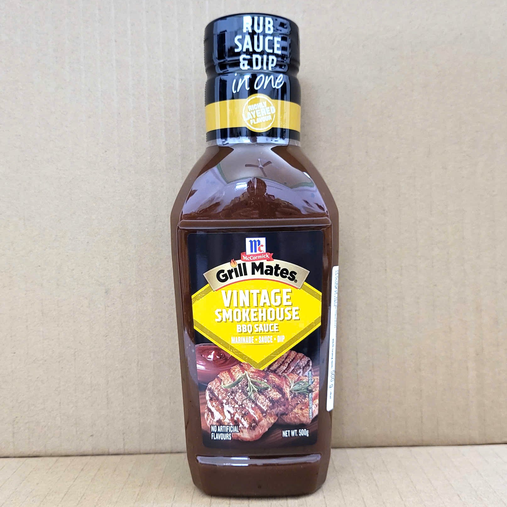Xốt chấm ướp đồ nướng vị khói mccormick bbq vintage smokehouse sauce