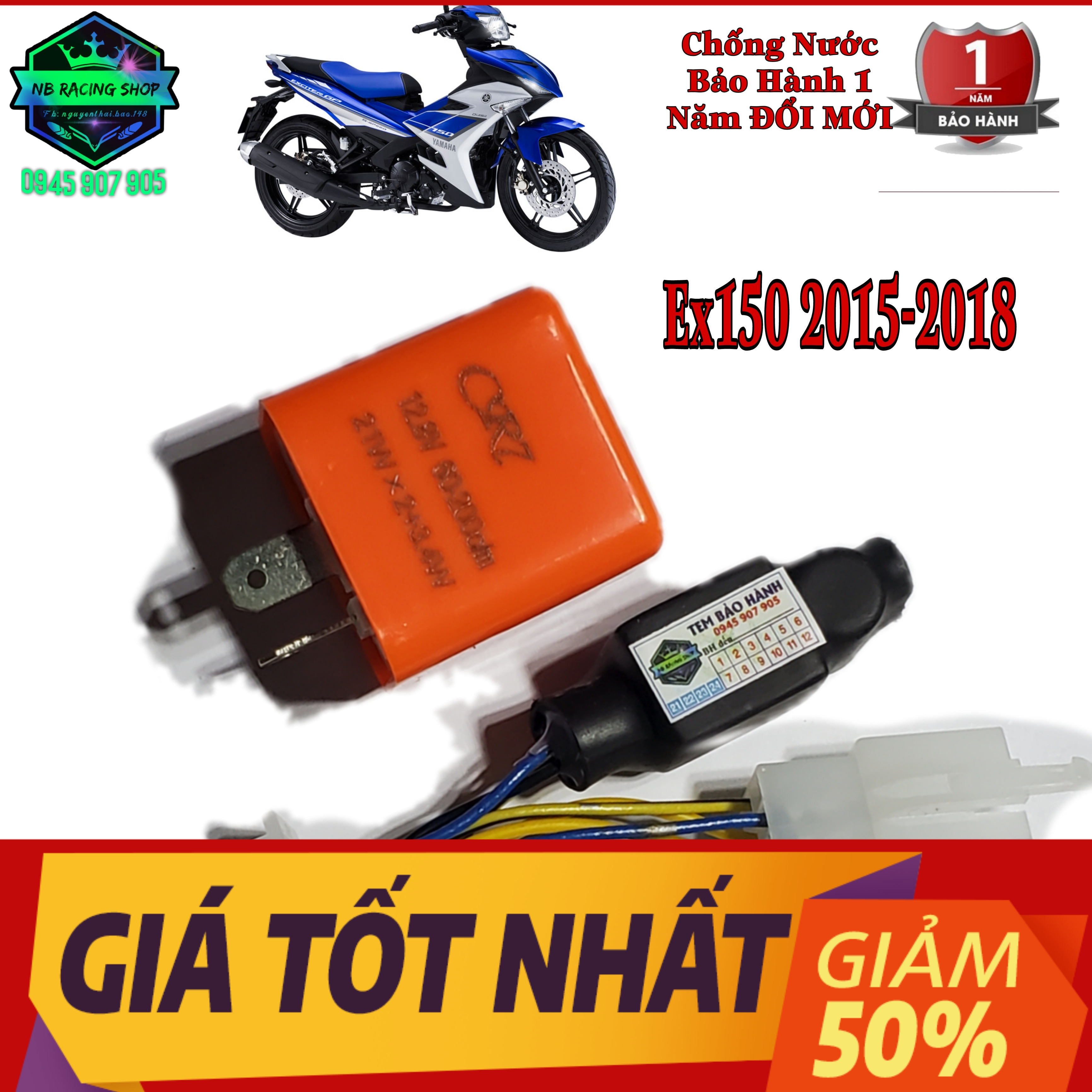 MẠCH ƯU TIÊN HAZARD EXCITER 150 2015-2018.NB Racing Shop
