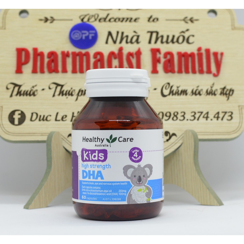 Healthycare Dha For Kid [Úc] - Dha Cho Bé - 60 Viên
