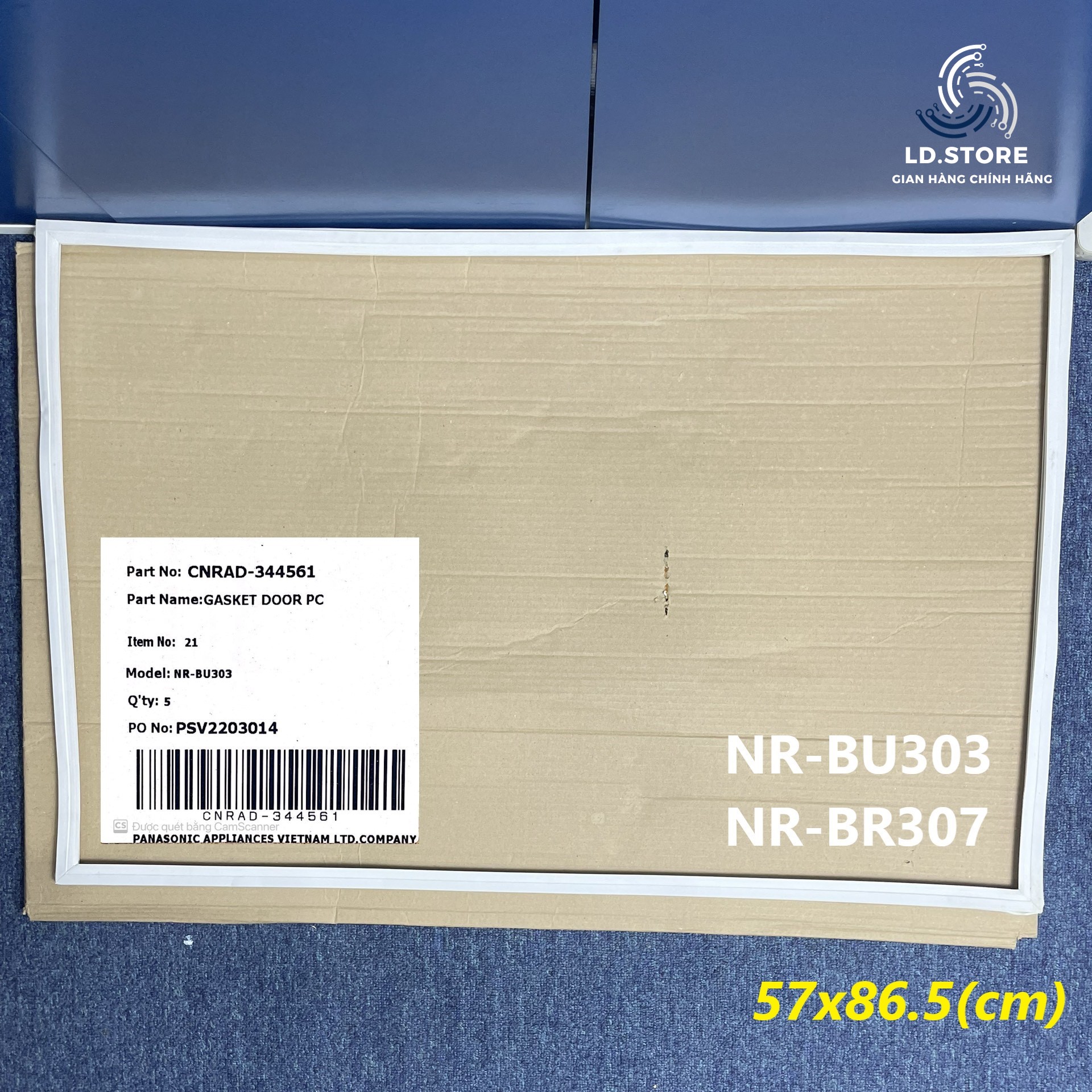 Ron ngăn mát tủ lạnh panasonic nr-bu303/ nr-br307