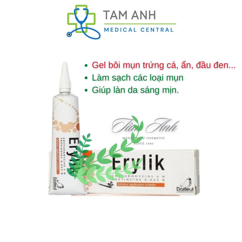 (HSD 12/2025) Kem bôi ngoài da Erylik gel 30g
