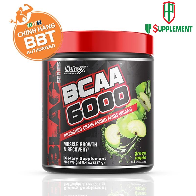 Bcaa 6000 hỗ trợ phục hồi cơ bắp và tăng trưởng