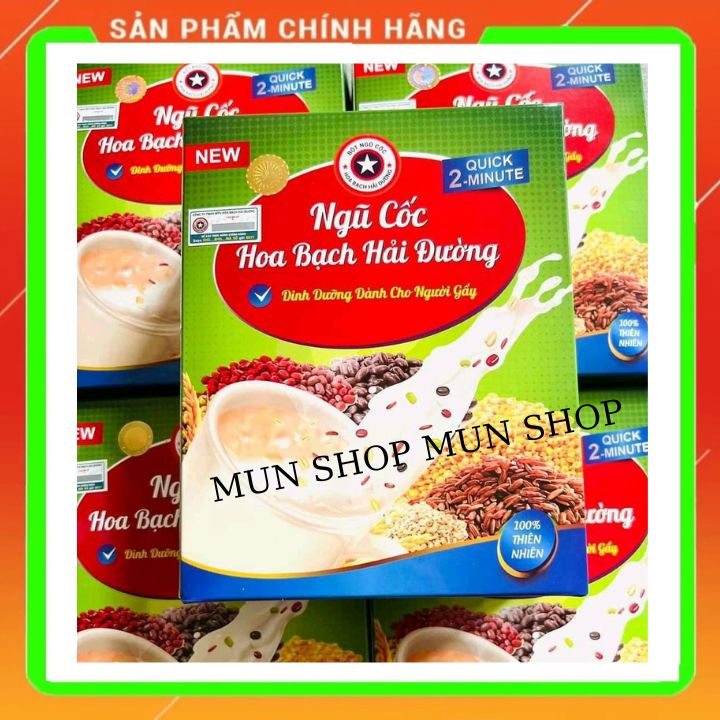 Bột Ngũ Cốc Tăng Cân Hoa Bạch Hải Đường mẫu mới 500gram
