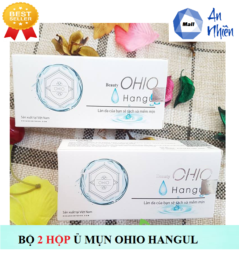 Bộ 2 hộp ủ mụn ohio hangul – đánh bay mụn đầu đen mụn cám