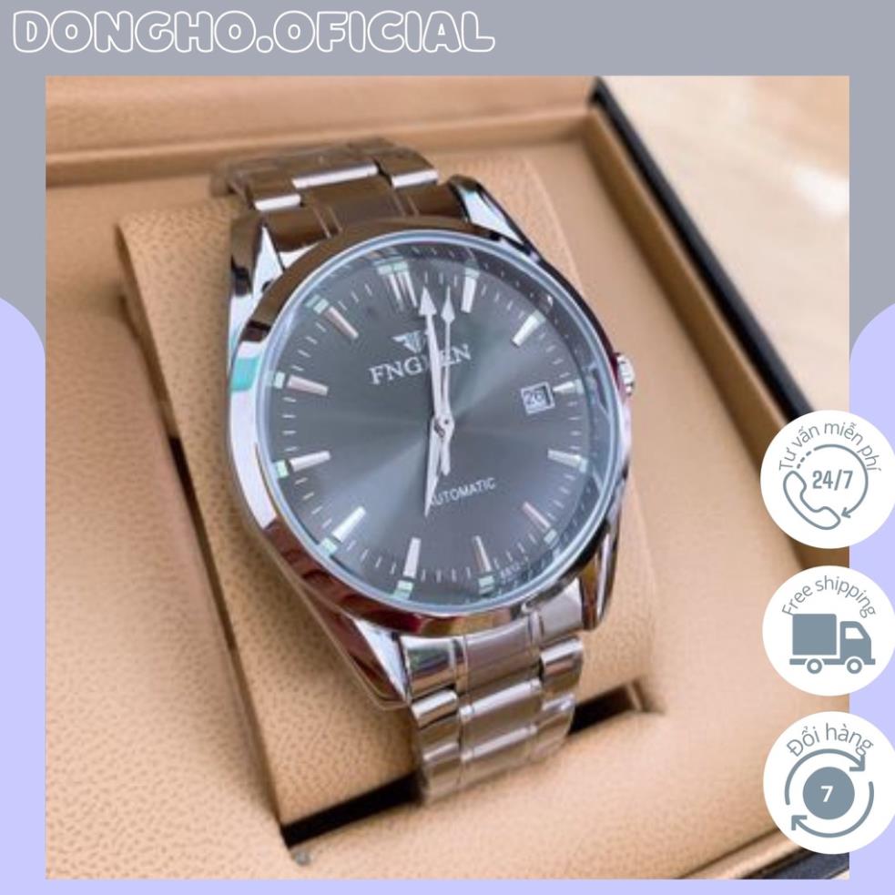 Đồng hồ nam cơ fngeen đồng hồ cơ automatic đồng hồ cơ chính hãng chống nước bảo hành 24 tháng mã 6612