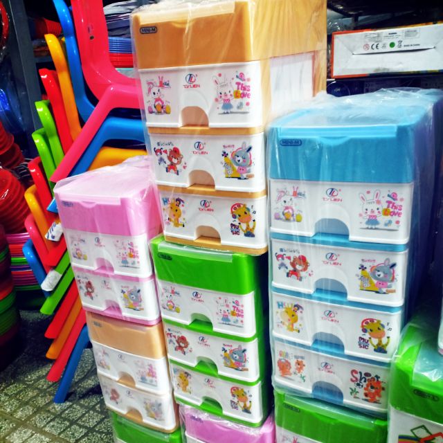 [HCM]Tủ Nhựa Mini-M Tý Liên 3 Ngăn4 Ngăn5 Ngăn