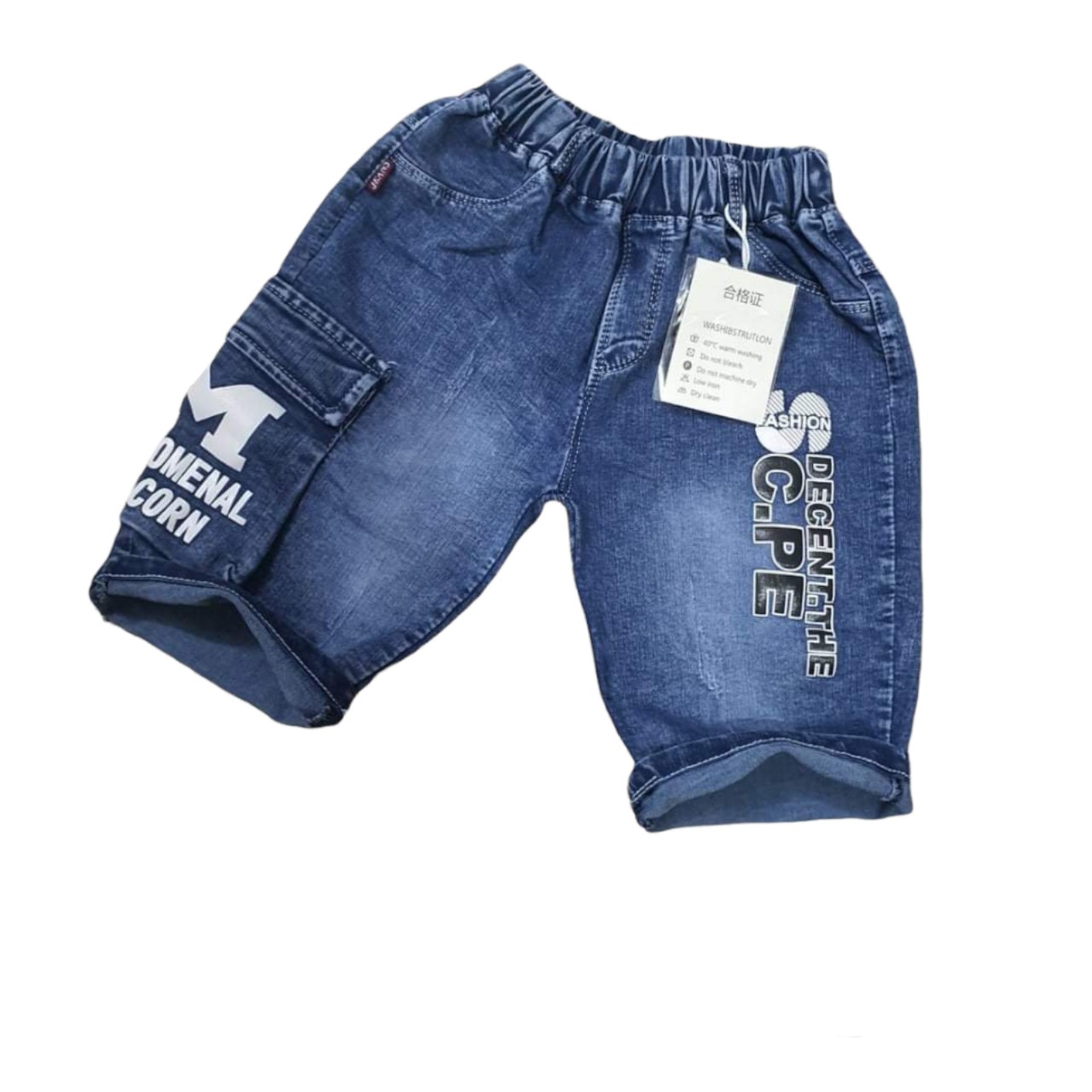 Quần jeans ngố sz 15-22kg,quần bò lửng chất jeans mềm co giãn