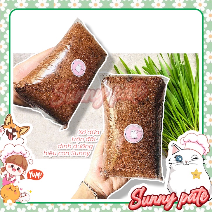 Xơ dừa trộn đất trồng dinh dưỡng