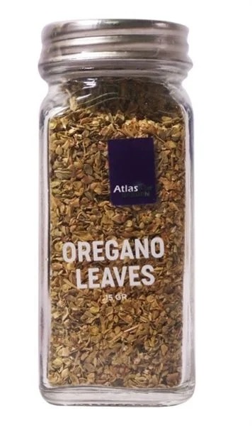 Lá kinh giới cay oregano leaves atlas, lọ thủy tinh 15g