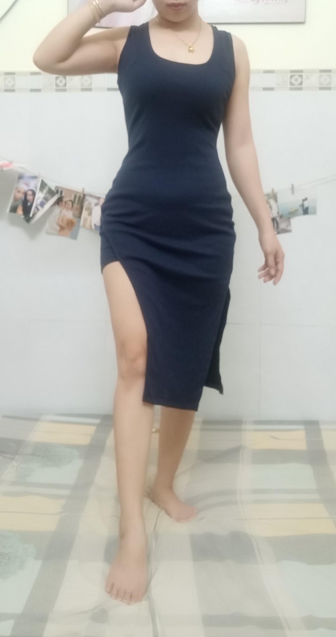 ĐẦM BODY THÂN ÔM TÀ XÉO
