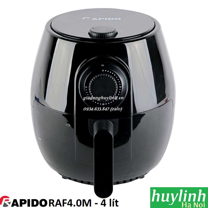Nồi chiên không dầu rapido raf4.0m - 4 lít - 1400w