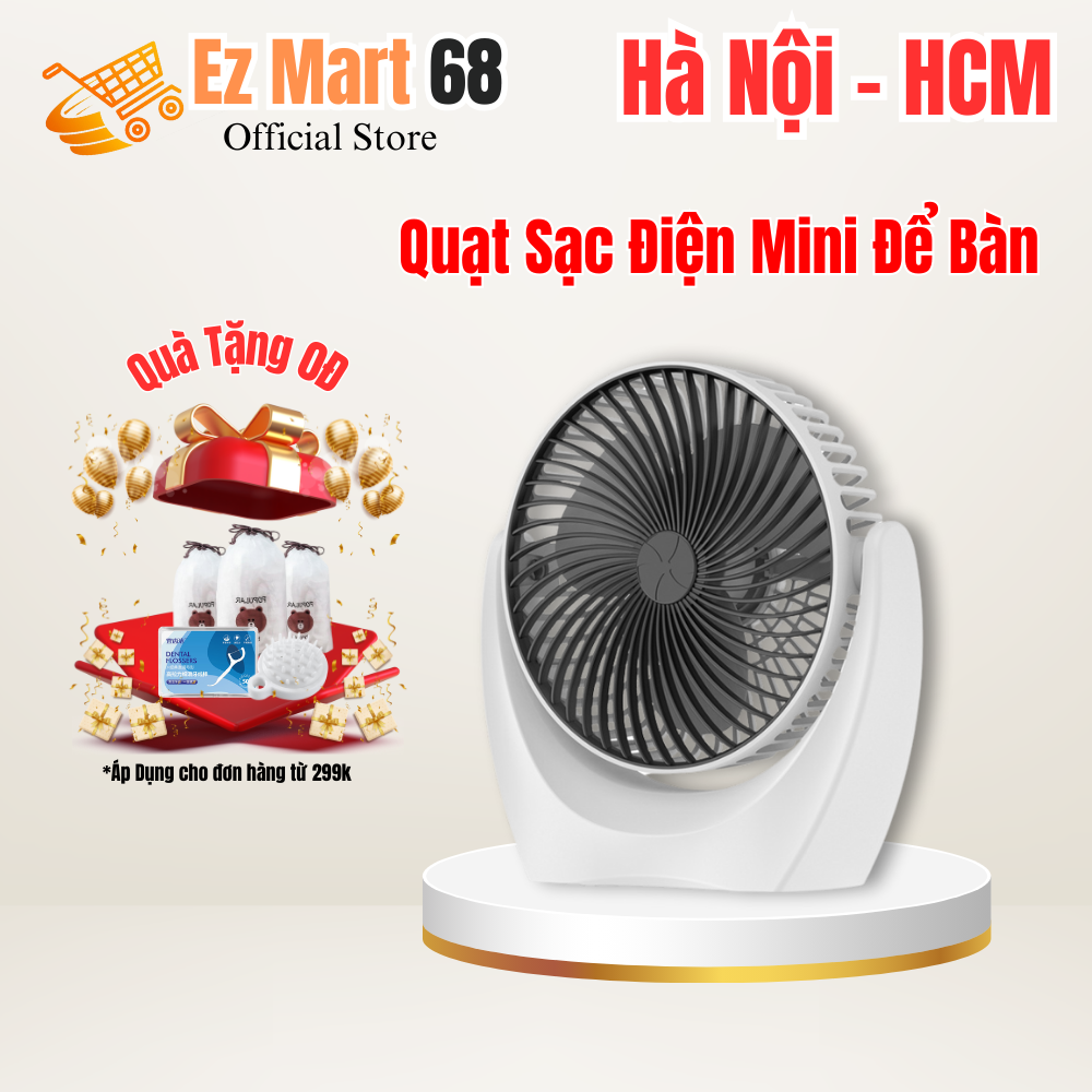 Quạt Sạc Điện Mini Để Bàn Cầm Tay Ba Cánh Động Cơ Không Ồn Hai Chế Độ Gió Pin Khủng quạt cầm tay quạt điện quạt điện mini quạt quạt cầm tay quạt điện quạt mini cầm tay quạt máy q