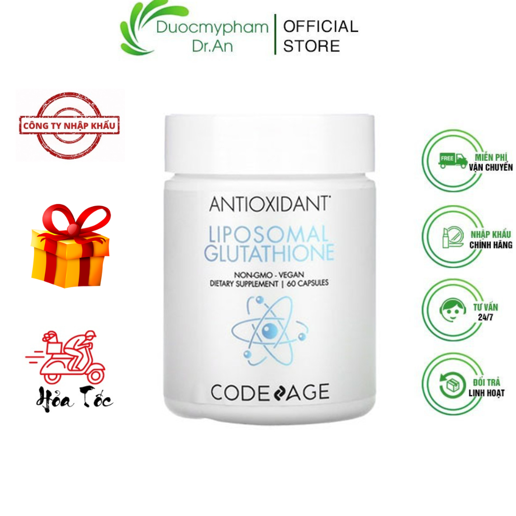 Import goods-codeage antioxite Liposomal Glutathione skin whitening oral