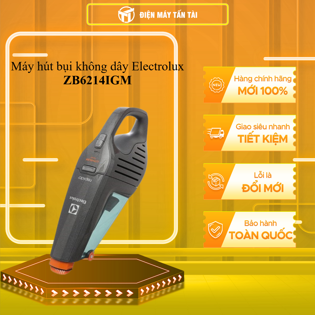 ZB6214IGM - Máy hút bụi không dây Electrolux ZB6214IGM - MIỄN PHÍ GIAO HCM