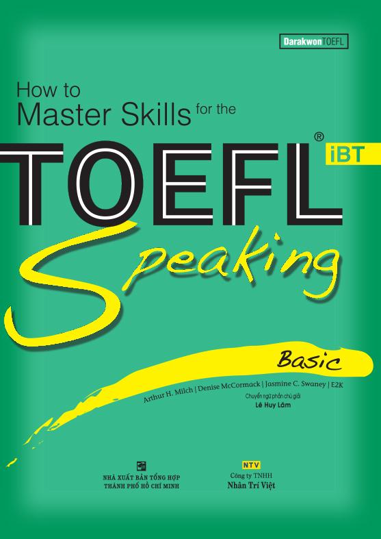 How to master skills for the toefl ibt: speaking basic