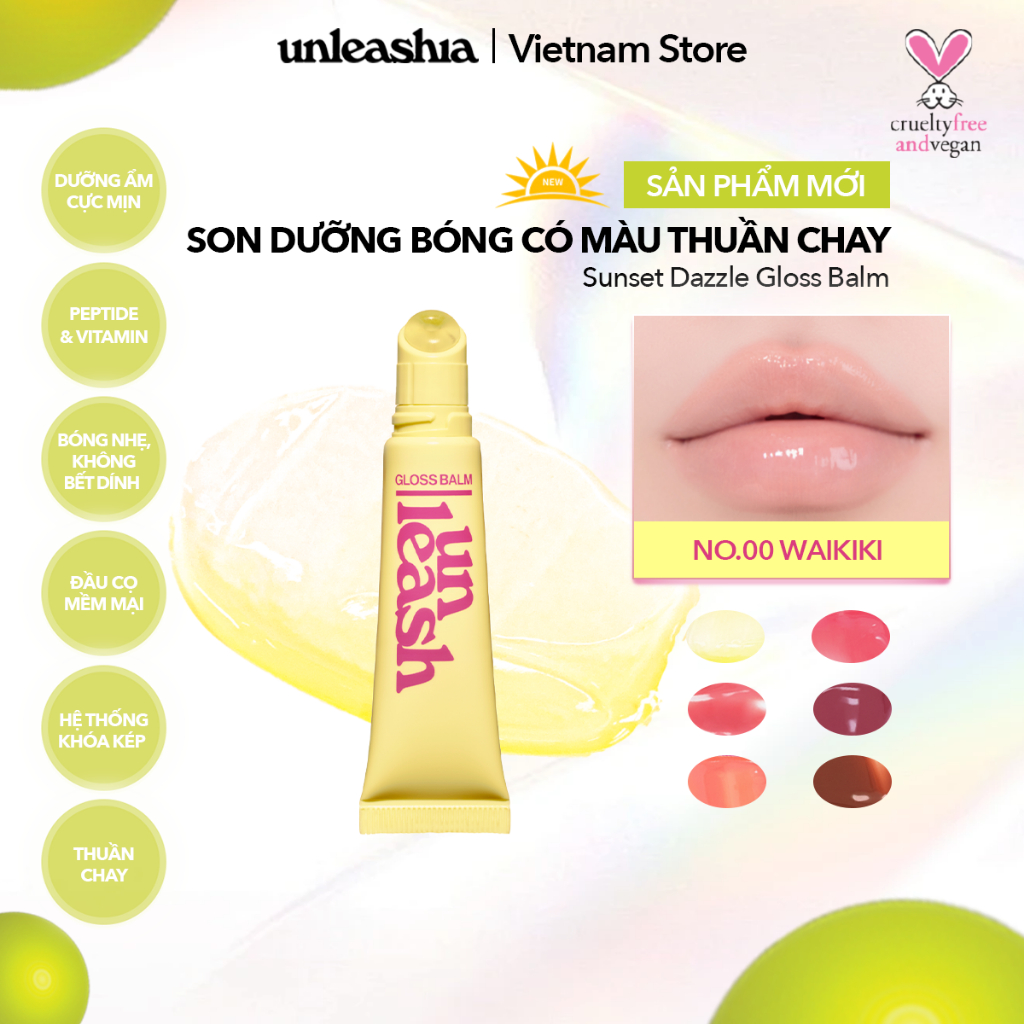 Unleashia Sunset Dazzle Gloss Balm 10g