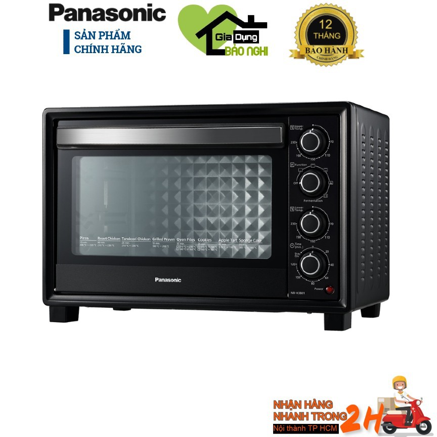 Lò nướng panasonic nb h3801kra hàng chính hãng