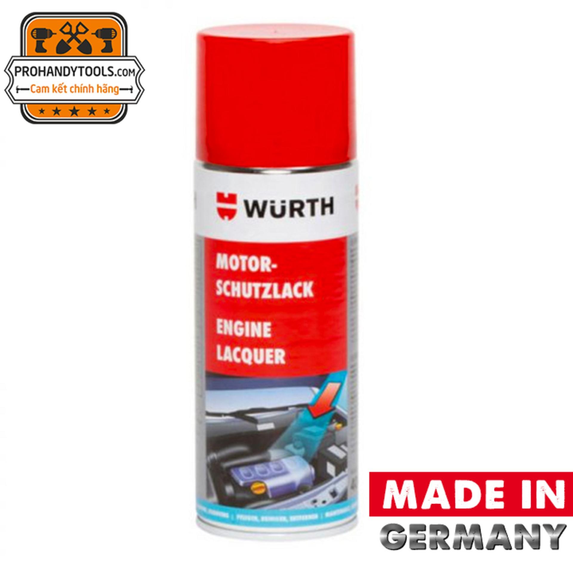 Chai Xịt Phủ Bóng Bảo Vệ Khoang Động Cơ Wurth Engine Protective 400ml