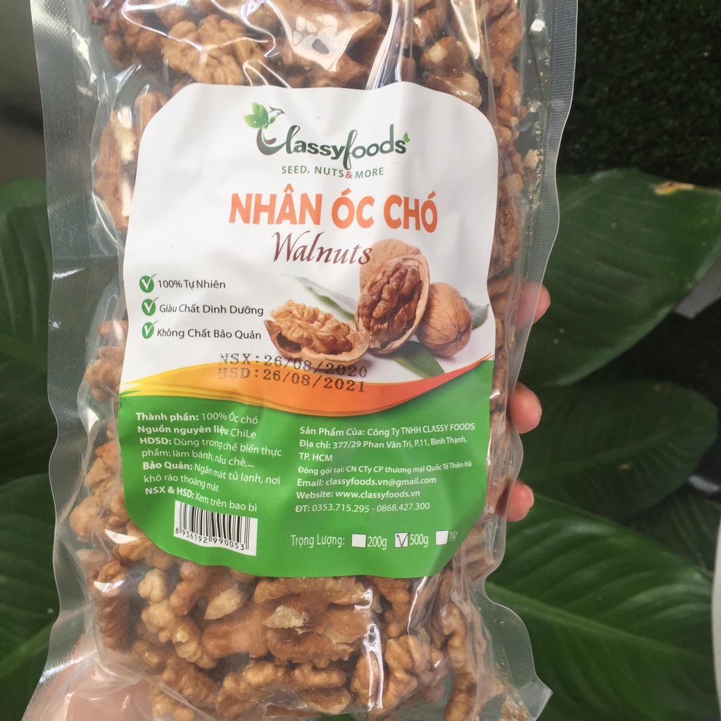 Hạt óc chó classy foods 200gr