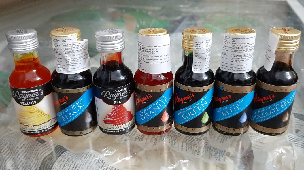 Màu Nước Thực Phẩm Rayners Vàng 28ml