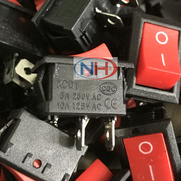 3 Công Tắc Bập Bênh KCD1 6A 250V 2 Chân