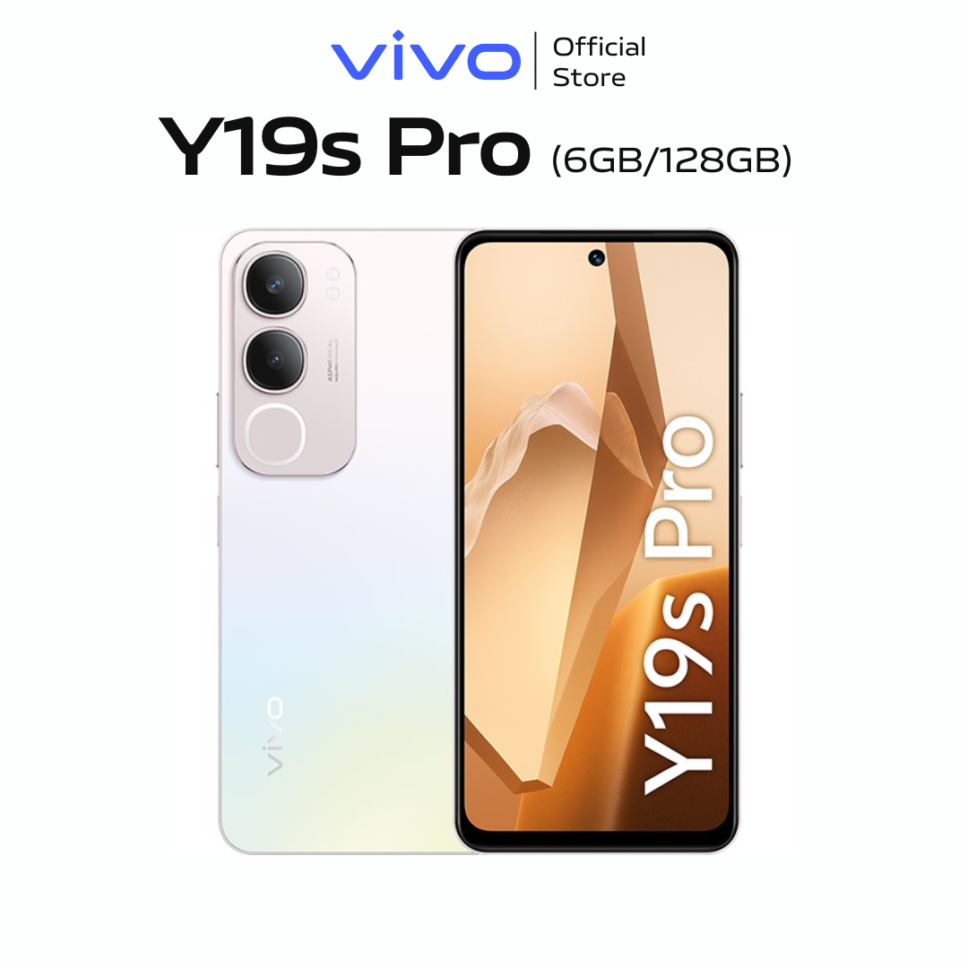 [MỚI] Điện thoại vivo Y19s Pro (6GB+128GB) - 1 Đổi 1 trong tháng đầu tiên - Bảo hành chính hãng 12 tháng