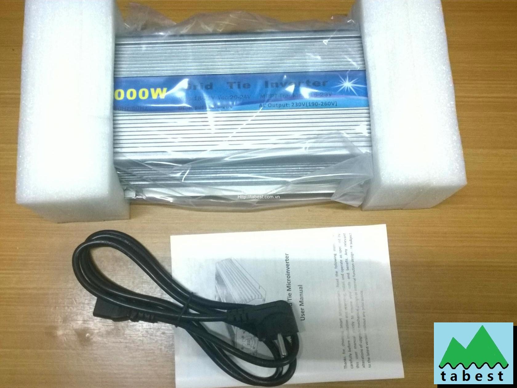 Thiết bị hoà lưới thường 1000w hệ 12v ắc quy, 10.5- 28v solar