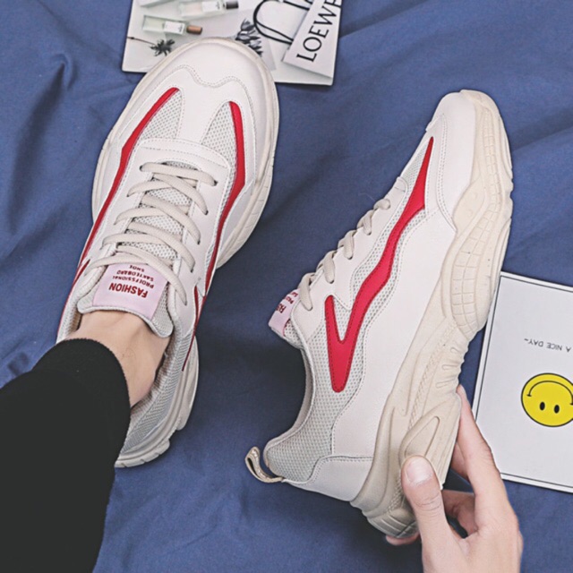 [3-5/8 Hoàn Tiền 25%]Giày thể thao nam, giày sneaker nam da mềm G058.