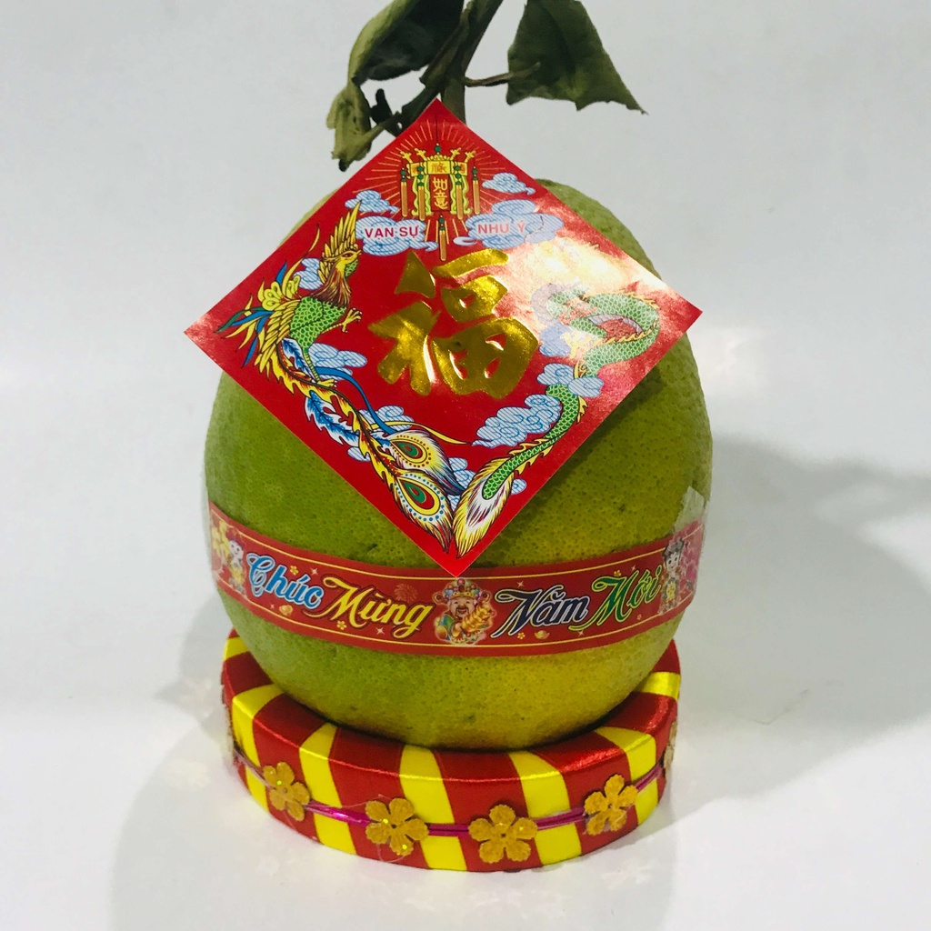Set đế chưng dưa, bưởi trang trí tết