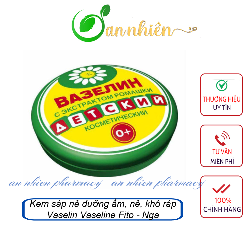 Kem sáp nẻ dưỡng ẩm, nẻ, khô ráp Vaselin Vaseline Fito - Nga