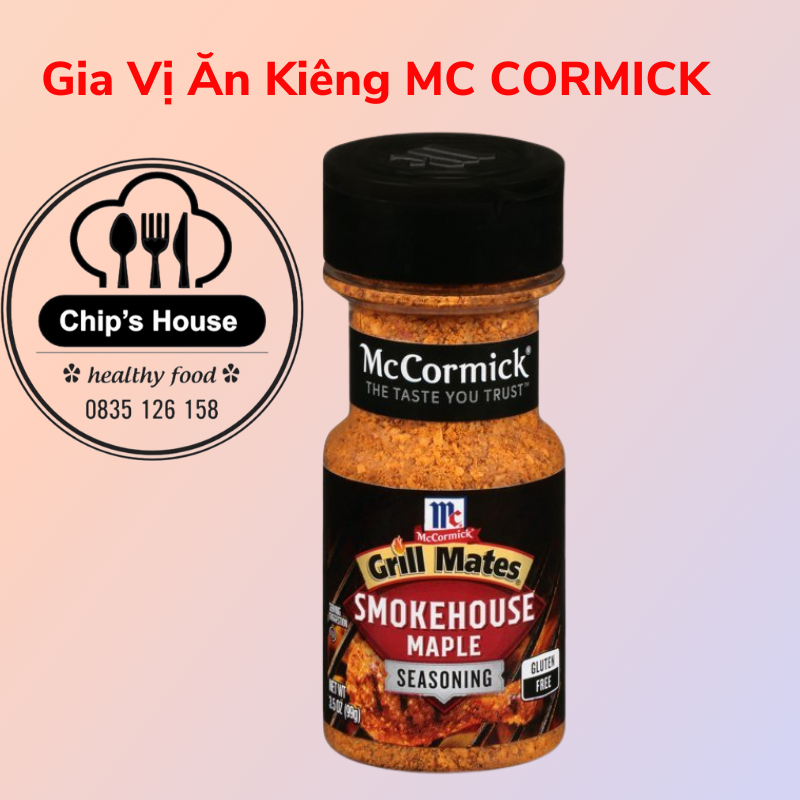 GIA VỊ ĂN KIÊNG MC CORMICK SPICES cho người eat clean, gym, diet, keto, ăn kiêng, tiểu đường