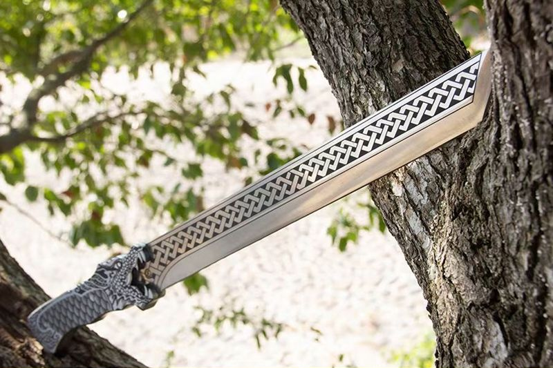 Dao sắt bổ dưa siêu dài phục vụ cho nông nghiệp 55cm - Tổng kho phân phối miền bắc