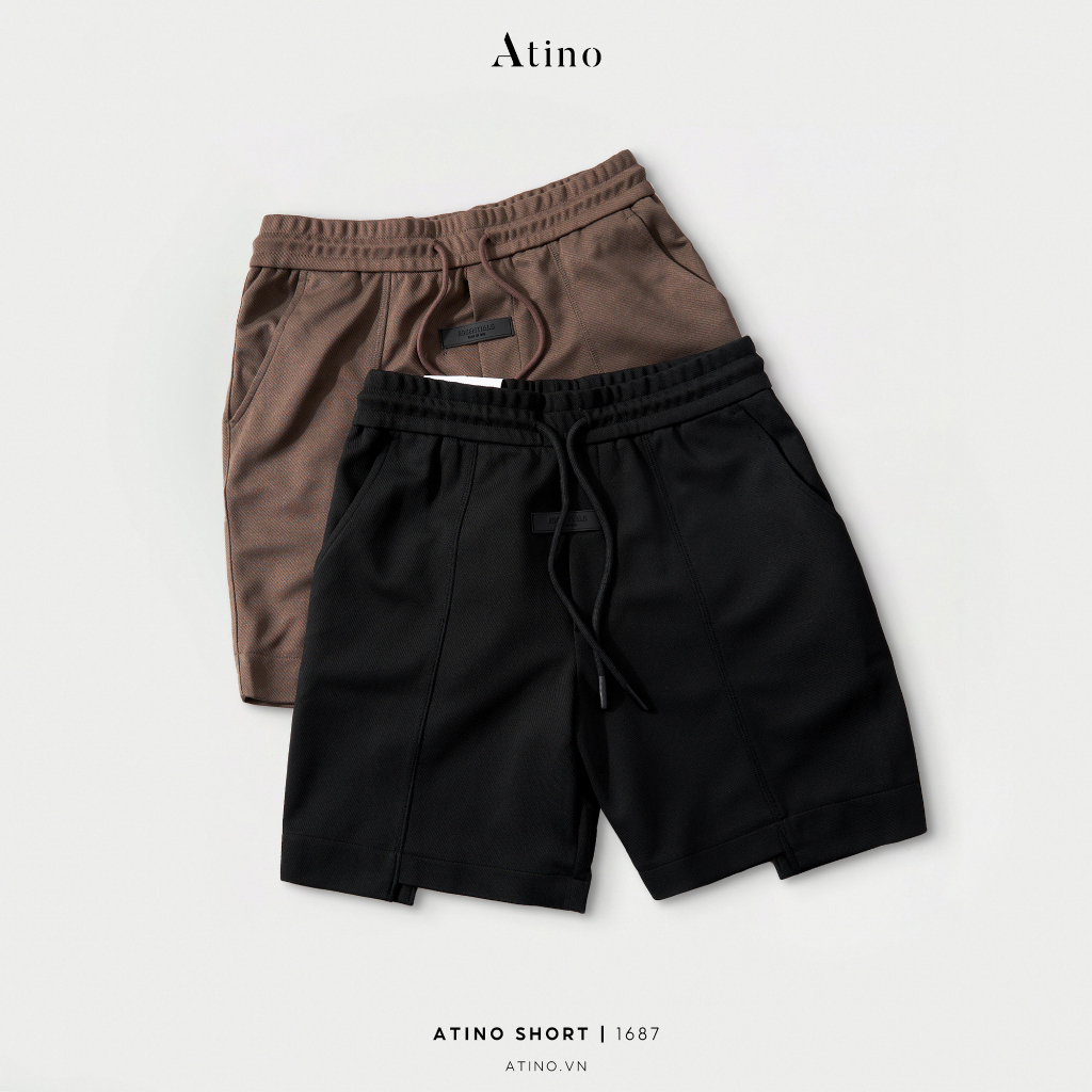 Quần Short Nam ATINO Chất Liệu Vải Thun Dáng Trẻ Trung Form Regular