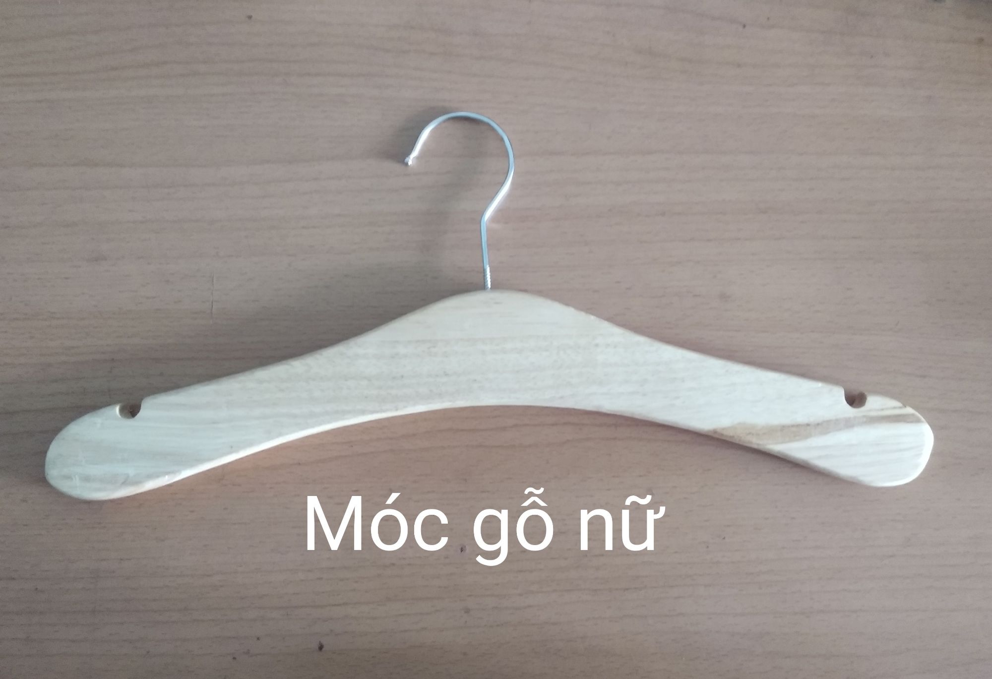 Combo 10 chiếc móc gỗ nữ thời trang