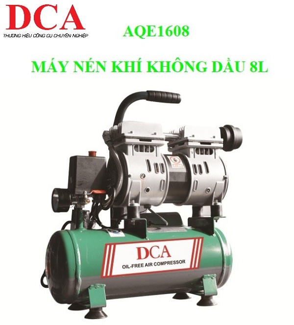 Máy nén khí không dầu 8l dca aqe1608