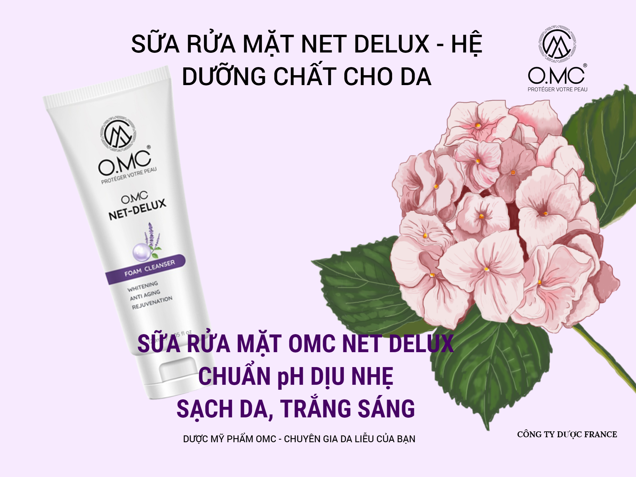 Sữa-rửa-mặt-ngăn-mụn-trắng-sáng-da-omc-netdelux