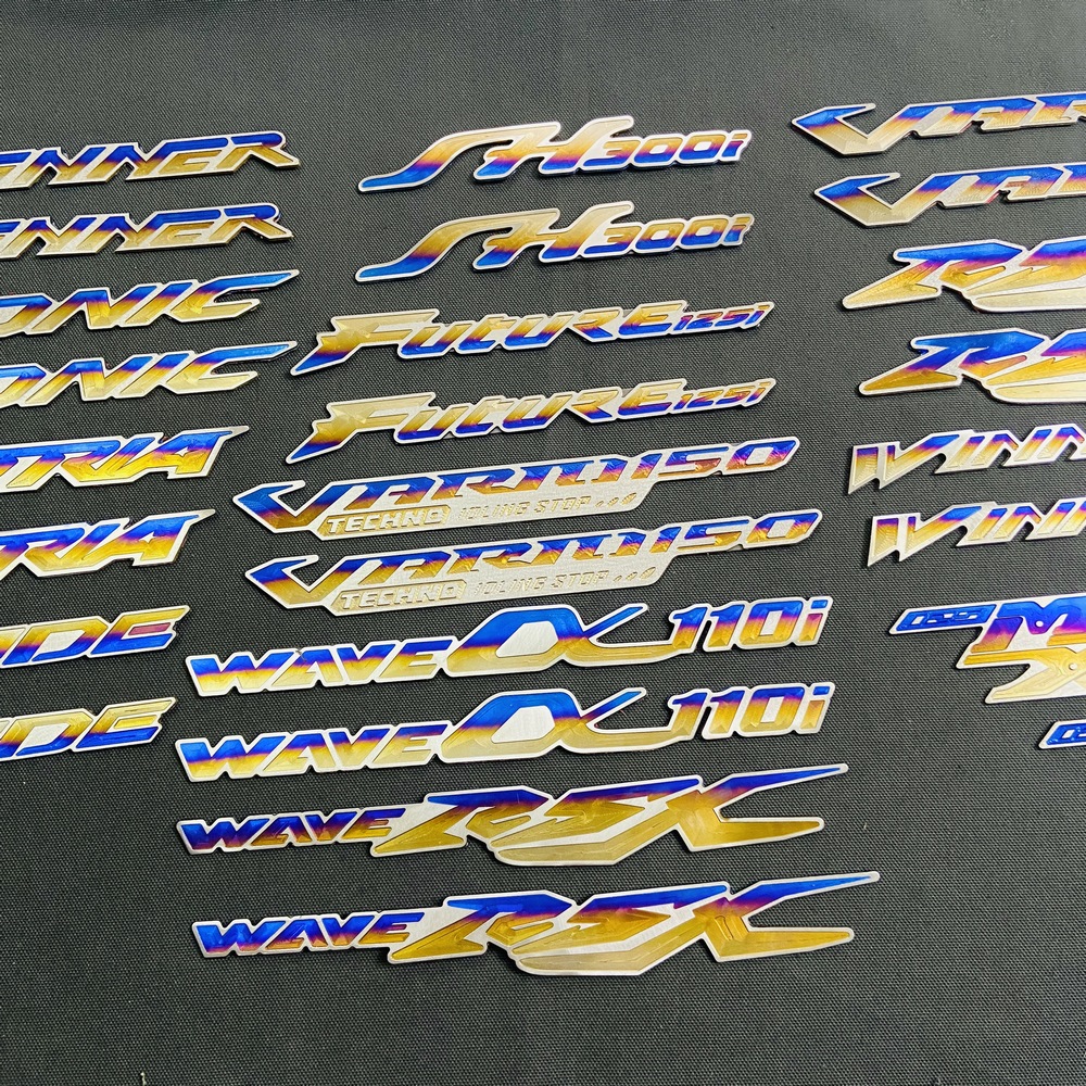 [HCM]BỘ SƯU TẬP TEM CHỮ CÁC DÒNG XE FULL TITAN BAO CHẤT