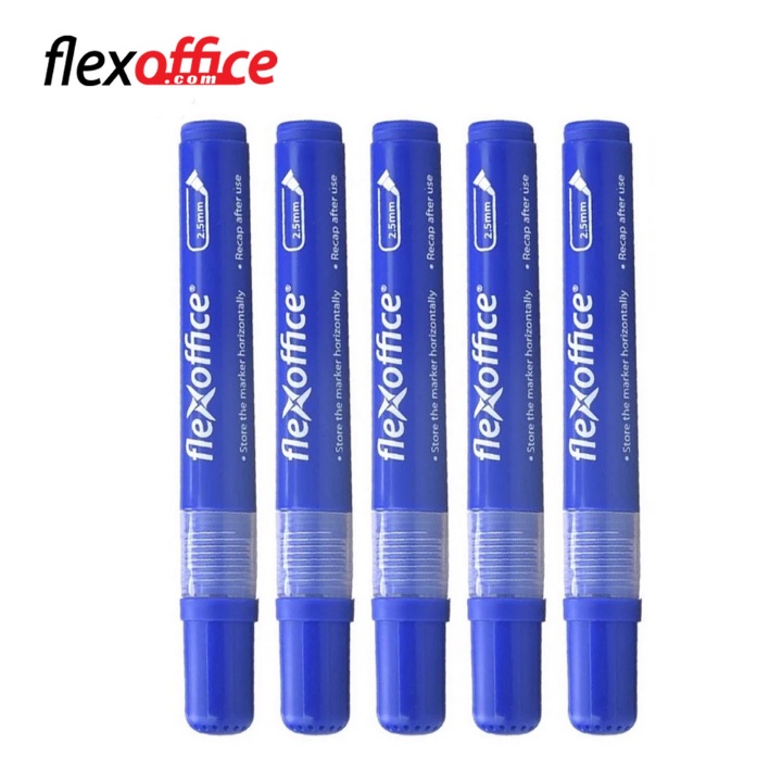 Bút lông bảng trắng thay mực Thiên Long FlexOffice FO-WB02, viết tốt trơn đều bom mực dễ dàng
