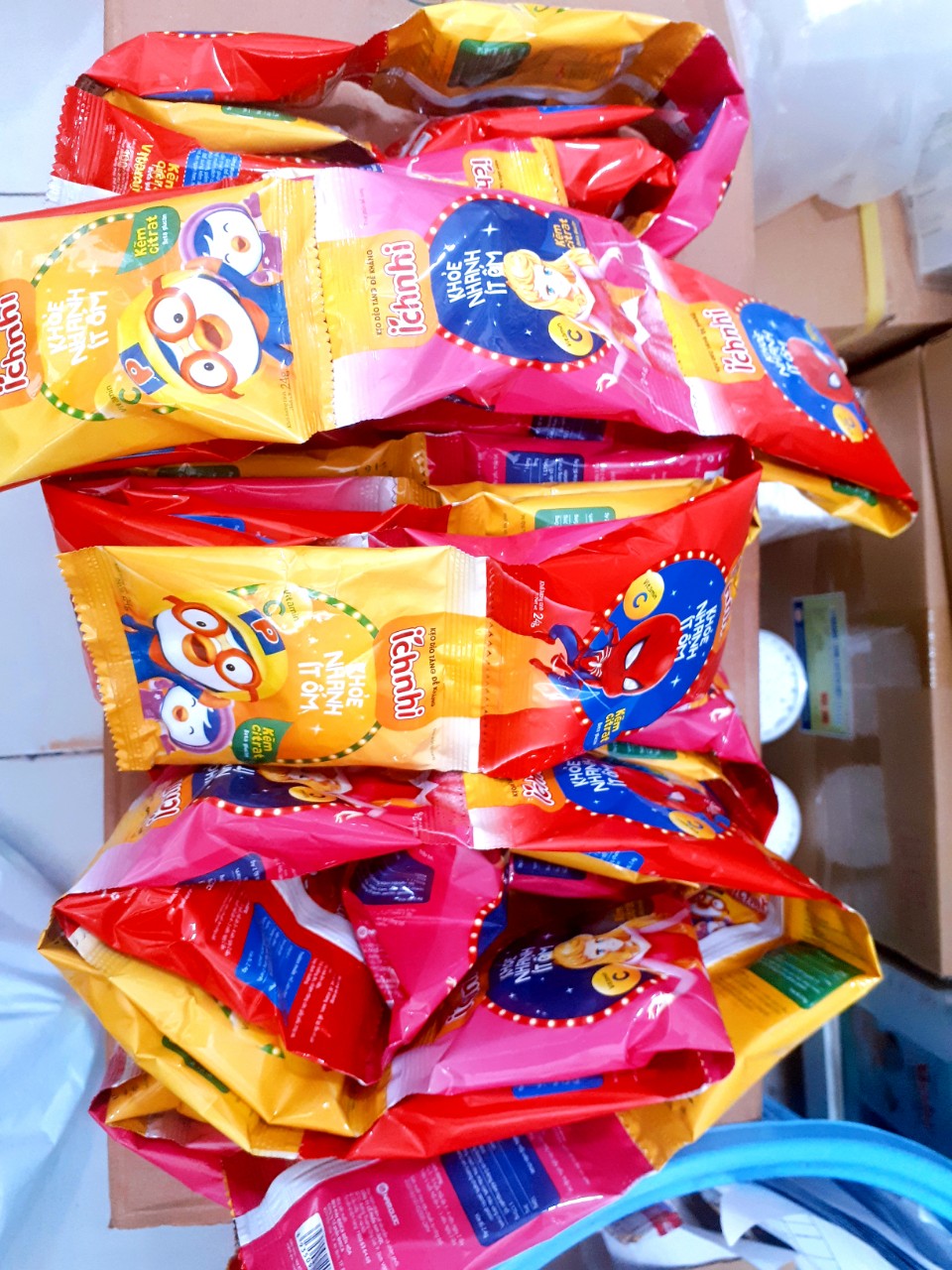 [HCM]Combo 1Dây 10gói Kẹo dẻo Ích Nhi tăng đề kháng cho bé