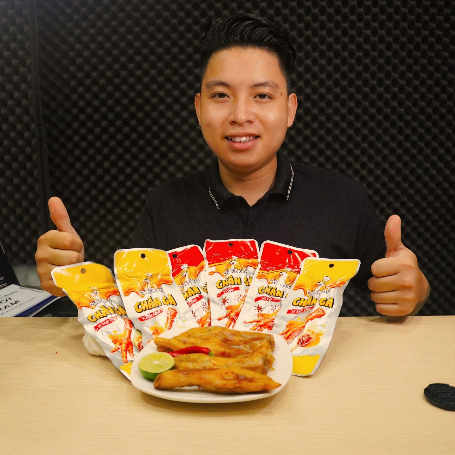 20 chiếc chân gà cay chef biggy loại to 42g